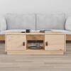vidaXL Couchtisch 100x50x35 cm Massivholz Kiefer