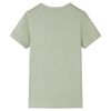 Kinder-Kurzarmshirt Hellkhaki 128