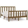 vidaXL Massivholzbett Honigbraun 120x190 cm