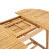 vidaXL Garten-Ausziehtisch 150-200x100x75 cm Massivholz Teak