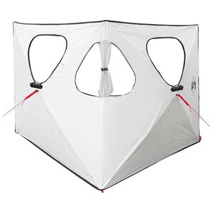 vidaXL Huntingzelt 145 x 145 x 150 cm Wei&szlig; Blackout
