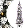 vidaXL K&uuml;nstlicher Weihnachtsbaum Wei&szlig; 210 cm