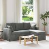 vidaXL Sofa Dunkelgrau 198 x 134 x 80 cm Samt