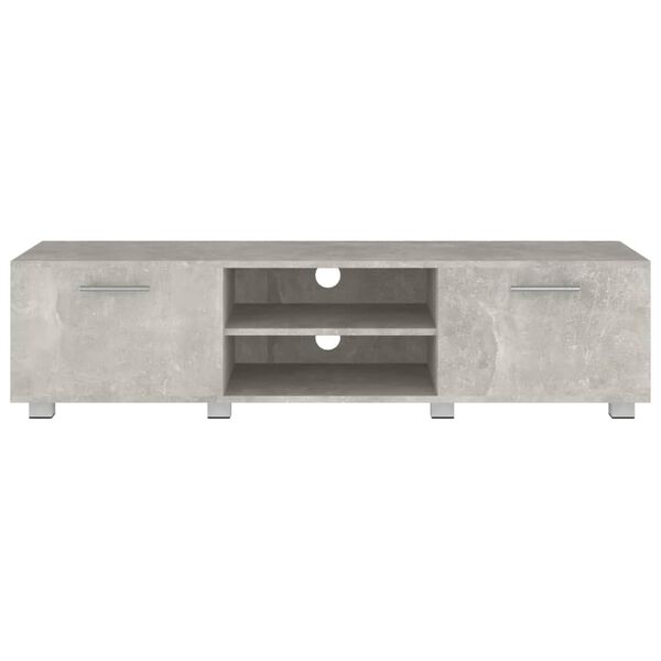 vidaXL TV-Schrank Betongrau 140x40x35 cm Holzwerkstoff