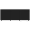 vidaXL TV-Schrank Schwarz 80x34x30 cm Holzwerkstoff