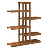 vidaXL Pflanzenst&auml;nder Natur 93 x 25 x 114,5 cm Massivholz Akazie