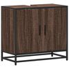 vidaXL Waschbeckenunterschrank Braun Eichen-Optik 65x33x60 cm