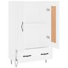 vidaXL Highboard Wei&szlig; 69,5x31x115 cm Holzwerkstoff