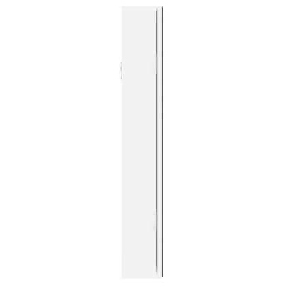 vidaXL Spiegel-Schmuckschrank mit LED-Beleuchtung Wandmontage Weiß