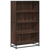 vidaXL B&uuml;cherregal Braun Eichen-Optik 80,5x35x139 cm Holzwerkstoff