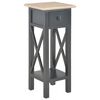 vidaXL Beistelltisch Schwarz 27 x 27 x 65,5 cm Holz