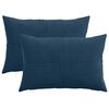 vidaXL Kissenbezug 2 pcs ALMELO Marineblau 30 x 50 cm Cord