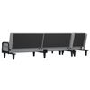 vidaXL Schlafsofa in L-Form Hellgrau 260x140x70 cm Stoff
