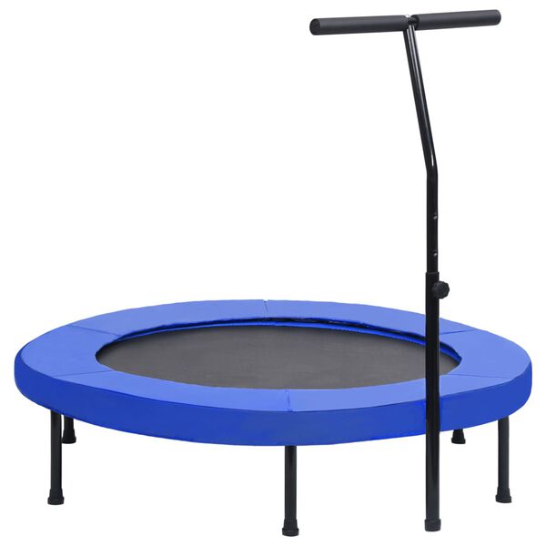 vidaXL Fitness Trampolin mit Griff und Sicherheitspolster 122 cm