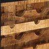 vidaXL Weinregal für 9 Flaschen 55x33x70 cm Massivholz Mango