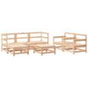 vidaXL 7-tlg. Garten-Lounge-Set Massivholz Kiefer