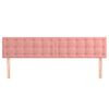 vidaXL Kopfteile 2 Stk. Rosa 80x5x78/88 cm Samt