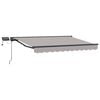 vidaXL Manueller Markisenrahmen mit LEDs 2,5 x 2 m
