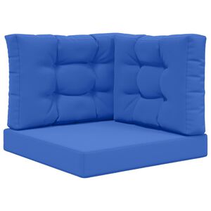 vidaXL Sofakissen f&uuml;r drau&szlig;en Polyester K&ouml;nigsblau 60 x 60 cm