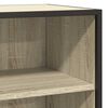 vidaXL Sideboard Sonoma-Eiche 68x35x76 cm Holzwerkstoff und Metall