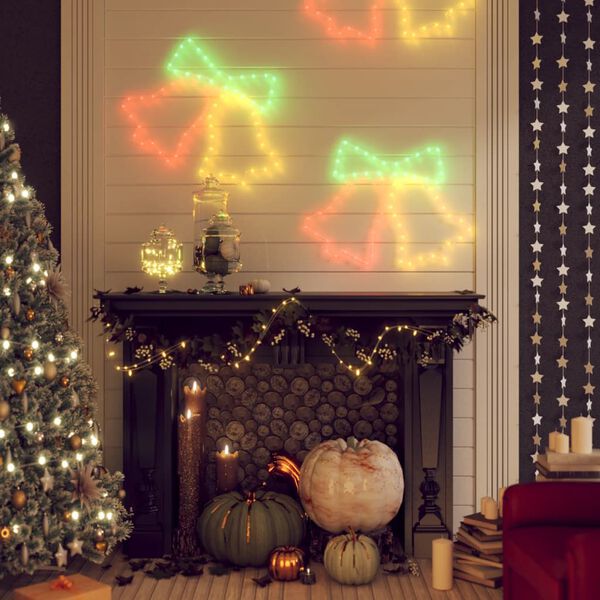vidaXL LED-Silhouette Weihnachtsglocken 72 LEDs 50x56 cm
