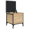 vidaXL Sitzbank mit Stauraum Sonoma-Eiche 42x42x45 cm Holzwerkstoff