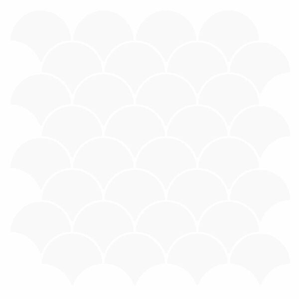 vidaXL Fischschuppen Fliese 10 pcs Wei&szlig; 30 x 30 cm Polyurethan und PET