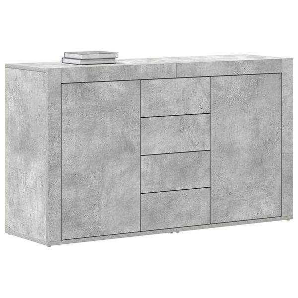 vidaXL Sideboard Beton Grau 120 x 36 x 69 cm Holzwerkstoff