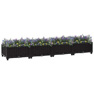 vidaXL Hochbeet 160x40x23 cm Polypropylen