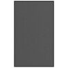 vidaXL Fu&szlig;matte Anthrazit 90x150 cm