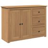 vidaXL Sideboard mit Schubladen PANAMA 112x40x80 cm Massivholz Kiefer