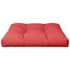 vidaXL Palettenkissen Rot 80x80x12 cm Stoff