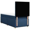 vidaXL Boxspringbett mit Matratze Blau 100x200 cm Stoff