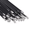 vidaXL Kabelbinder 250 stk. 4,6 x 300 mm Schwarz