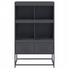 vidaXL Highboard Anthrazit 68x39x111,5 cm Stahl