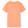 Kinder-Kurzarmshirt Neonorange 92