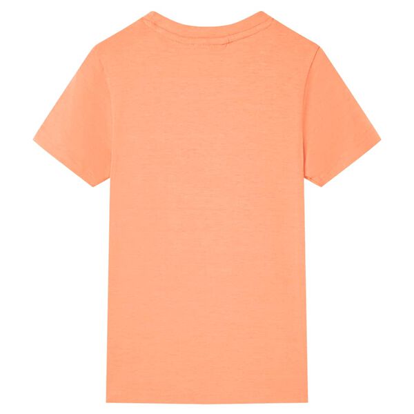 Kinder-Kurzarmshirt Neonorange 92