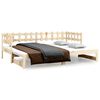 vidaXL Tagesbett Ausziehbar 2x(80x200) cm Massivholz Kiefer