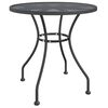 vidaXL Gartentisch &Oslash;80x72 cm Streckmetall Anthrazit