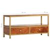 vidaXL Sideboard 90 x 30 x 45 cm Massivholz Akazie