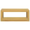 vidaXL Wand-Badregal 90x45x35 cm Massivholz Teak