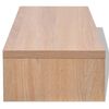 vidaXL Monitorständer Holzwerkstoff 60x23,5x12 cm Beige