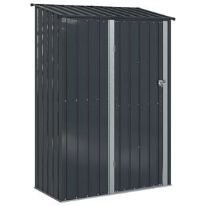 vidaXL Gartenh&uuml;tten Anthrazit 140,5 x 74 x 200 cm Metall