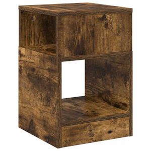 vidaXL Beistelltisch Ger&auml;ucherte Eiche 30,5 x 30 x 45 cm Holzwerkstoff