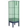 vidaXL Hochbeet mit Gew&auml;chshaus-Aufsatz Rattan-Optik 40x40x140 cm