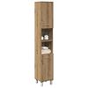 vidaXL Badschrank Artisan-Eiche 30x30x179 cm Holzwerkstoff