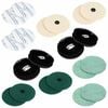 vidaXL Bodenpolierer-Pad-Set 20 stk. &Oslash; 14 cm Mehrfarbig