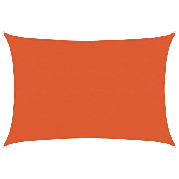 vidaXL Sonnensegel 160 g/m&sup2; Rechteckig Orange 5x6 m HDPE