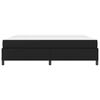 vidaXL Bettrahmen mit Matratze Schwarz 200 x 200 cm Stoff