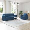 vidaXL Sofa 2 pcs Blau Gesamtabmessungen: 198 x 78 x 80 cm (B x T x H)